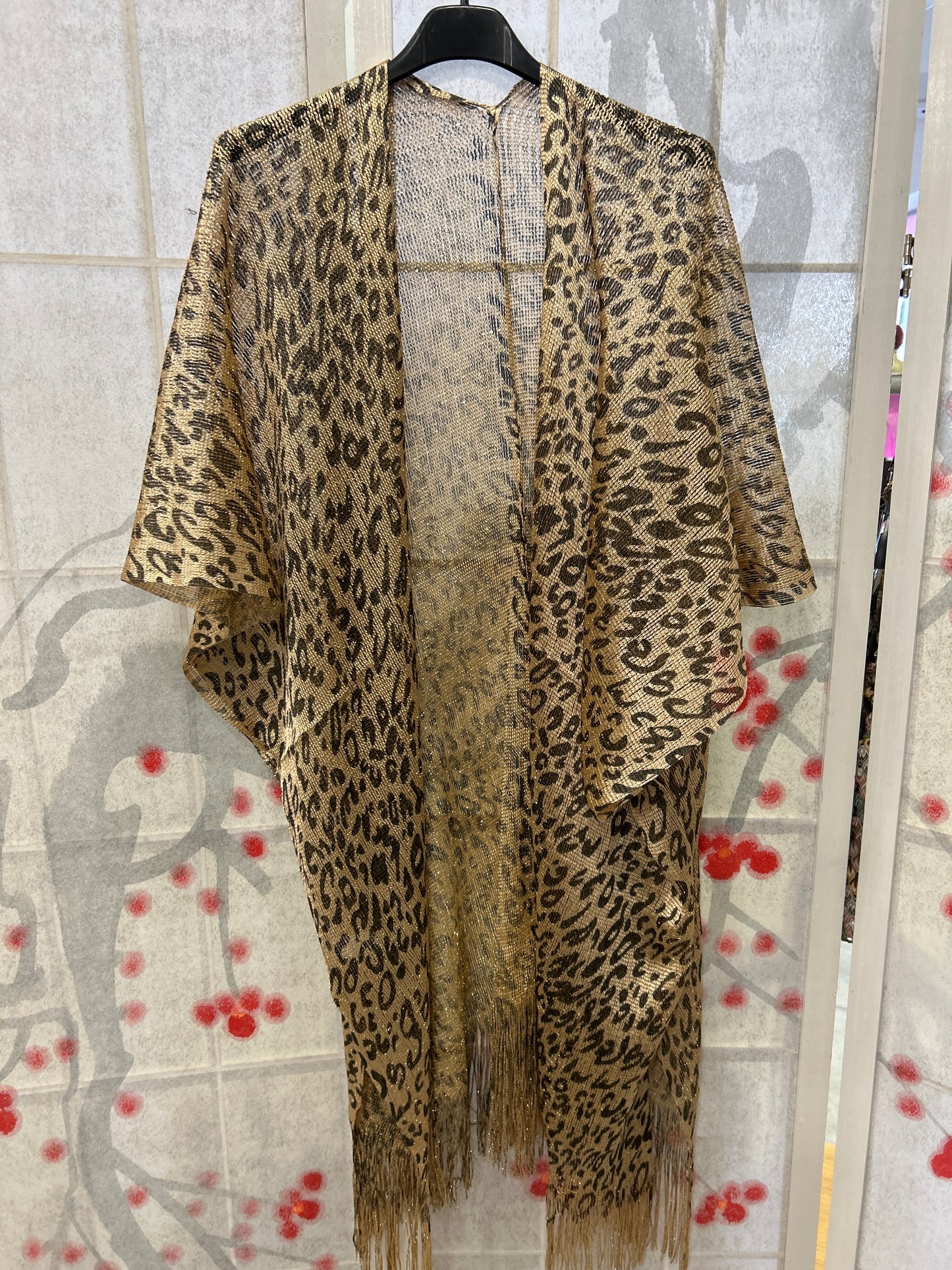 Copri costume leopardato