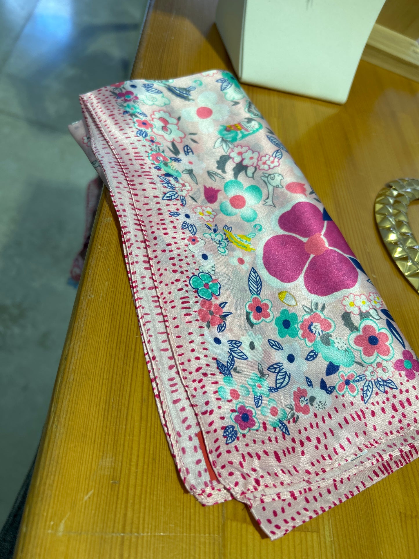 Foulard in seta fantasia