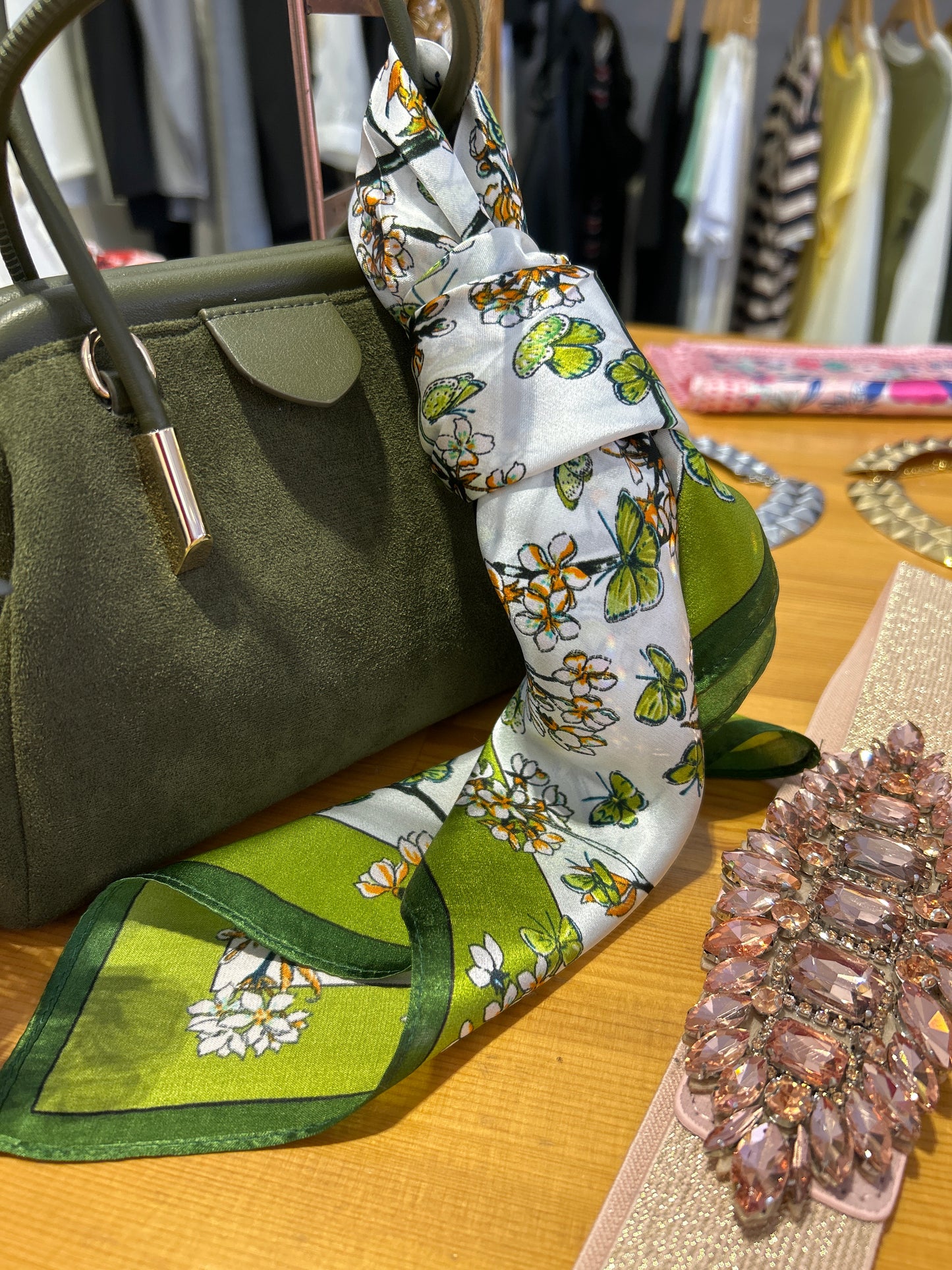 Foulard in seta fantasia