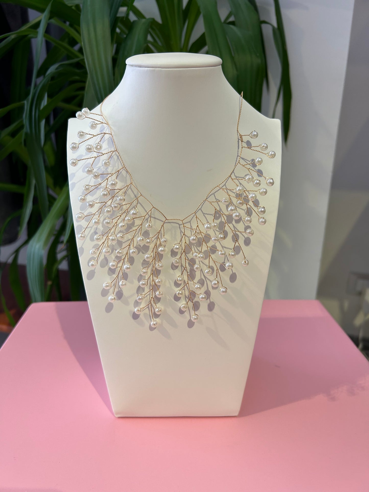 Collana rami di perle