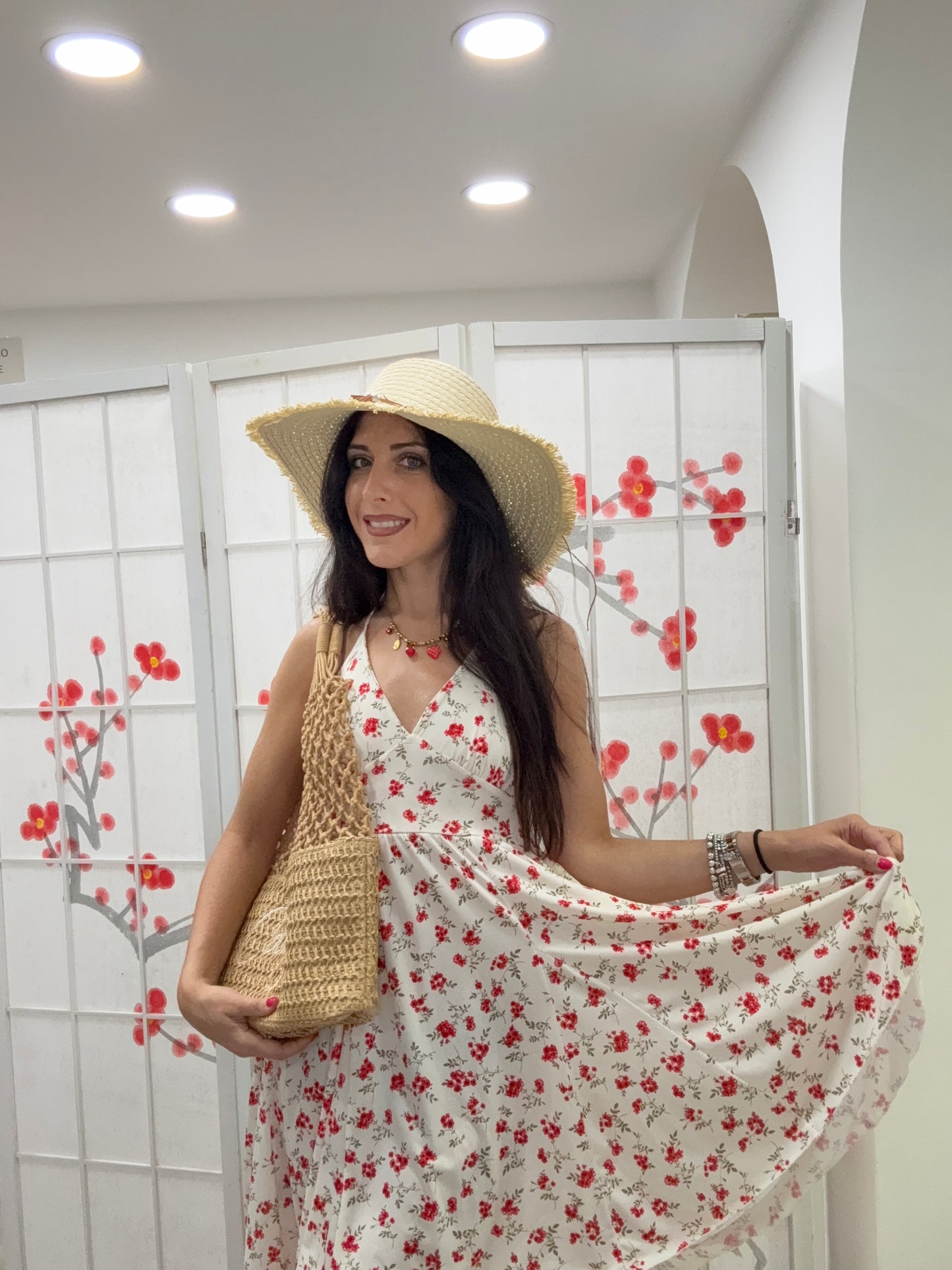 Abito mini floreale