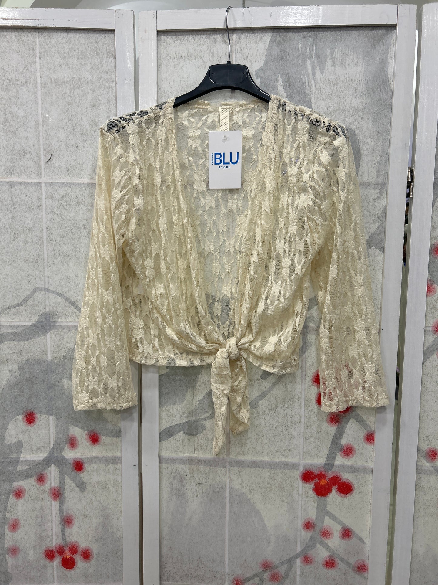 Cardigan pizzo