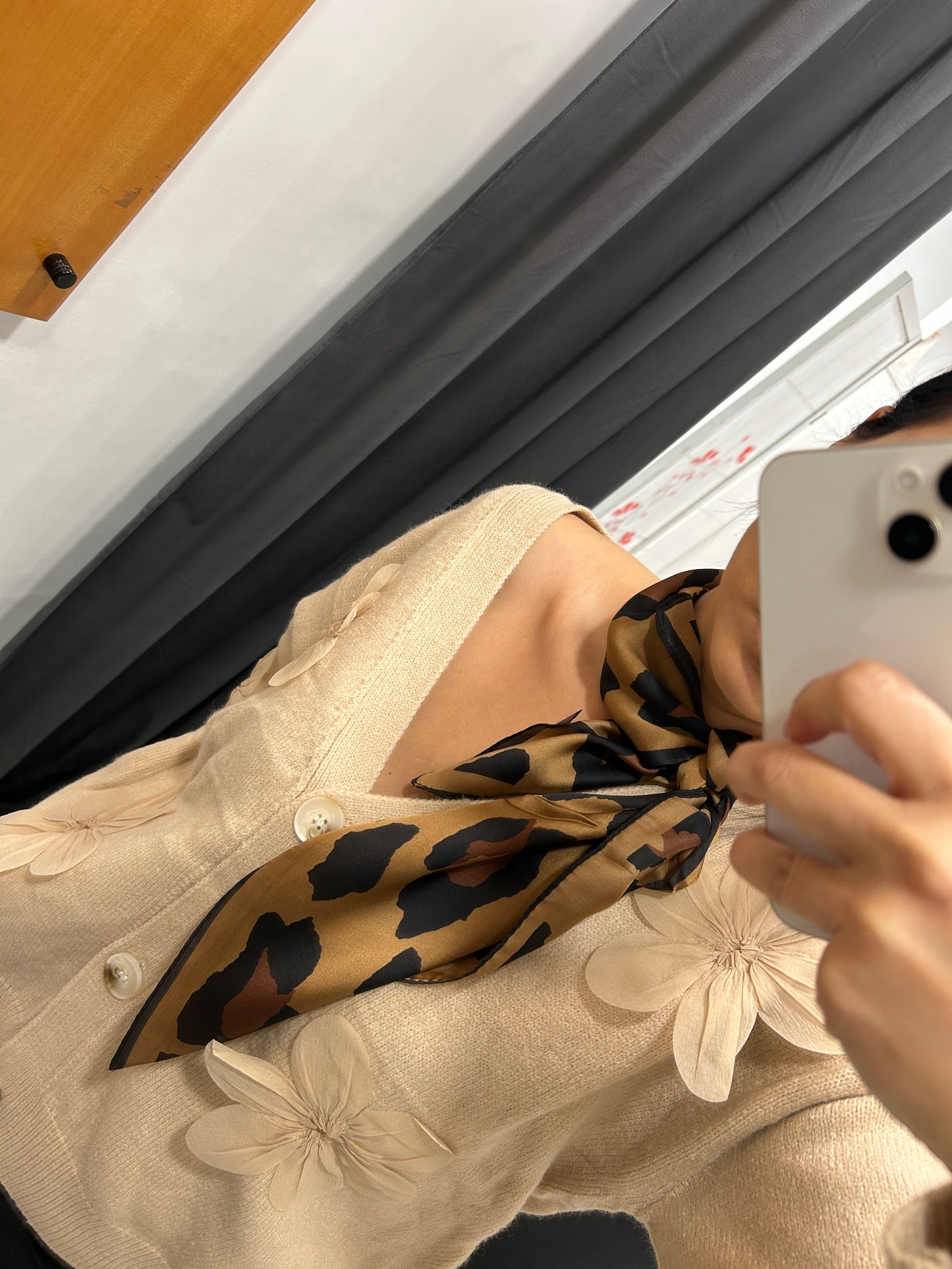 Foulard in seta fantasia