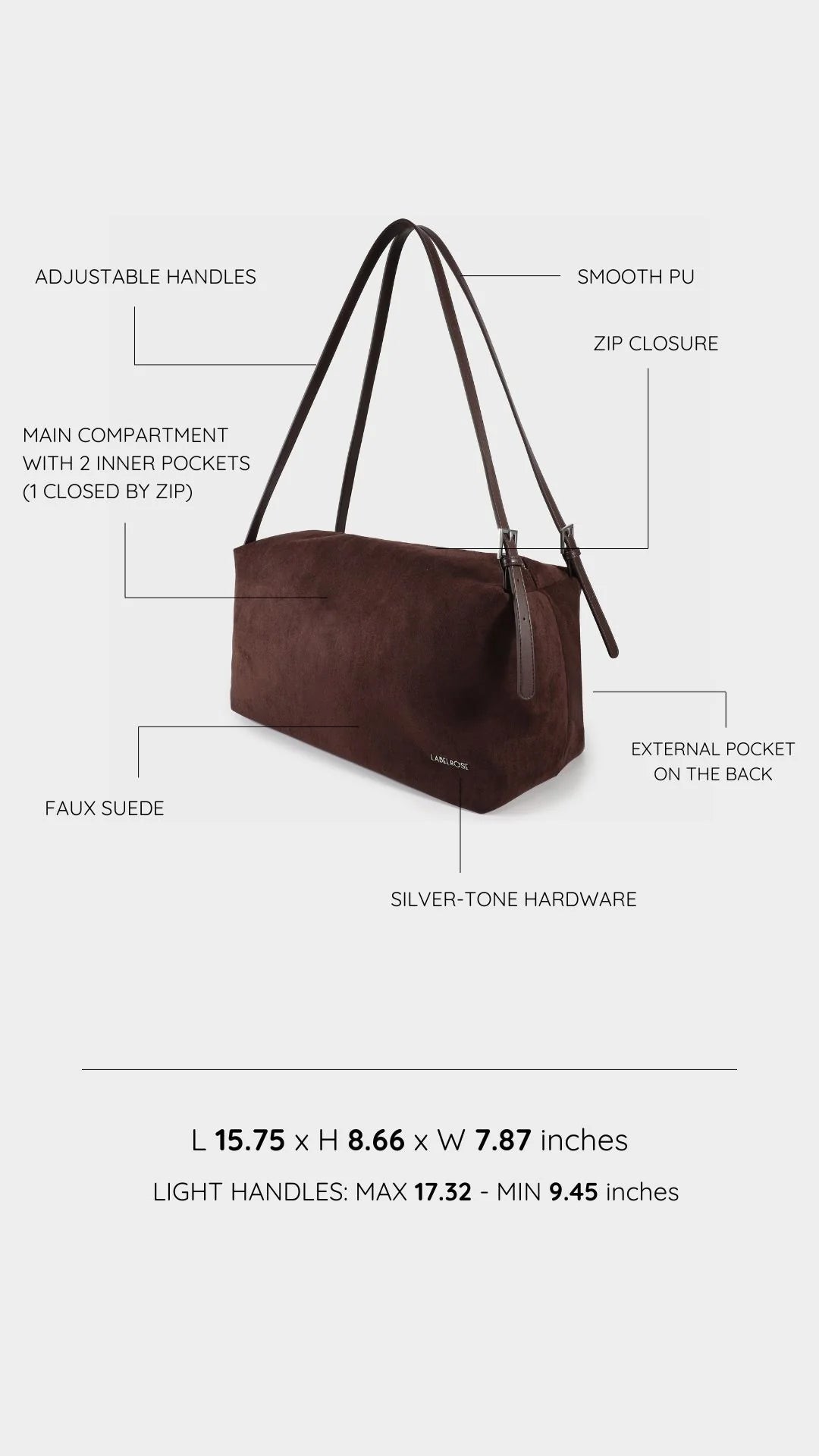 Shopping bag a spalla SIDNEY