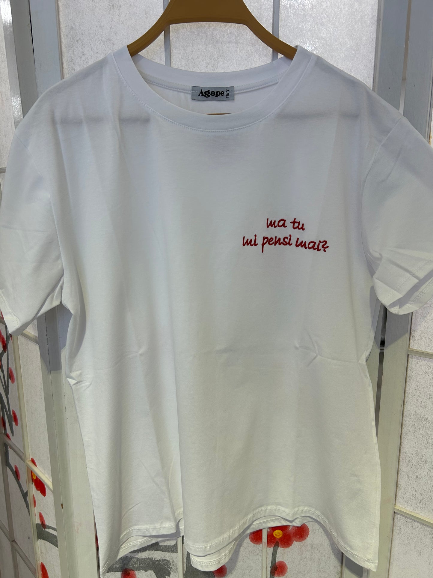 T-shirt “ma tu mi pensi mai”