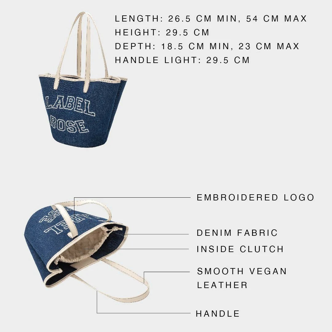 Borsa a spalla Nancy-BLU