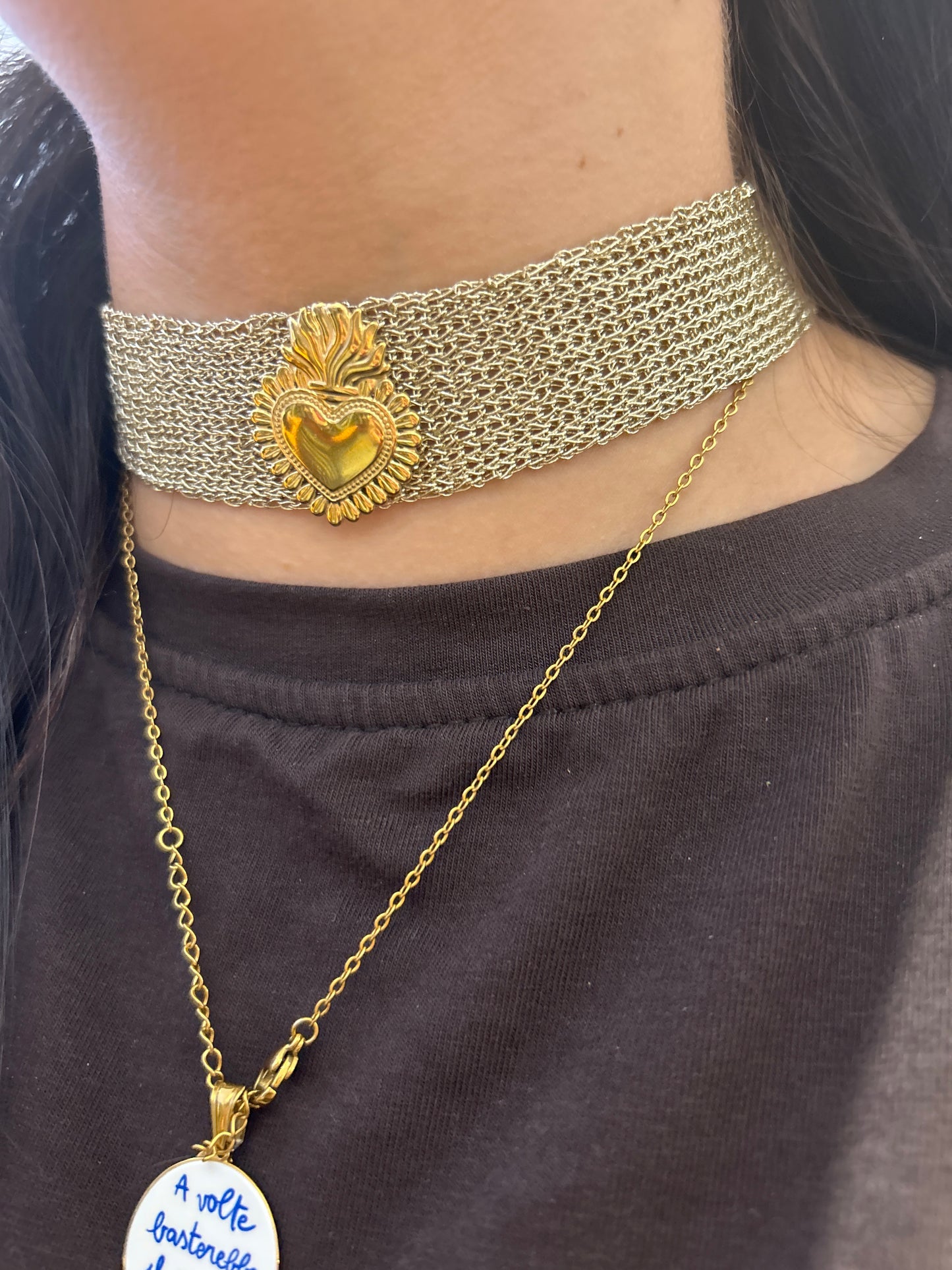 Chocker Cuore sacro