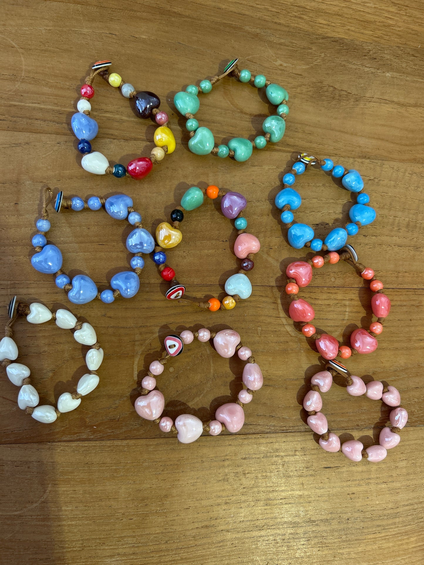 Bracciali pietre cuori