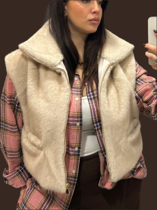 Pelliccia Gilet