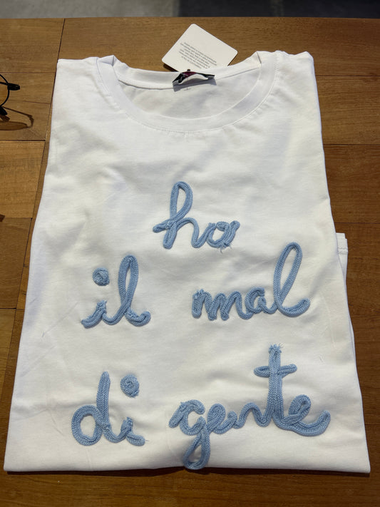 T-shirt “ho il mal di gente”