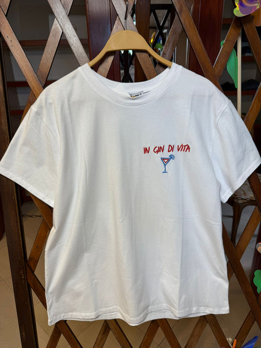 T-shirt “in gin di vita”