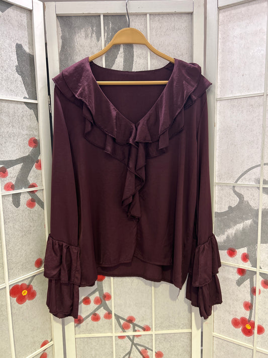 Camicia con balze
