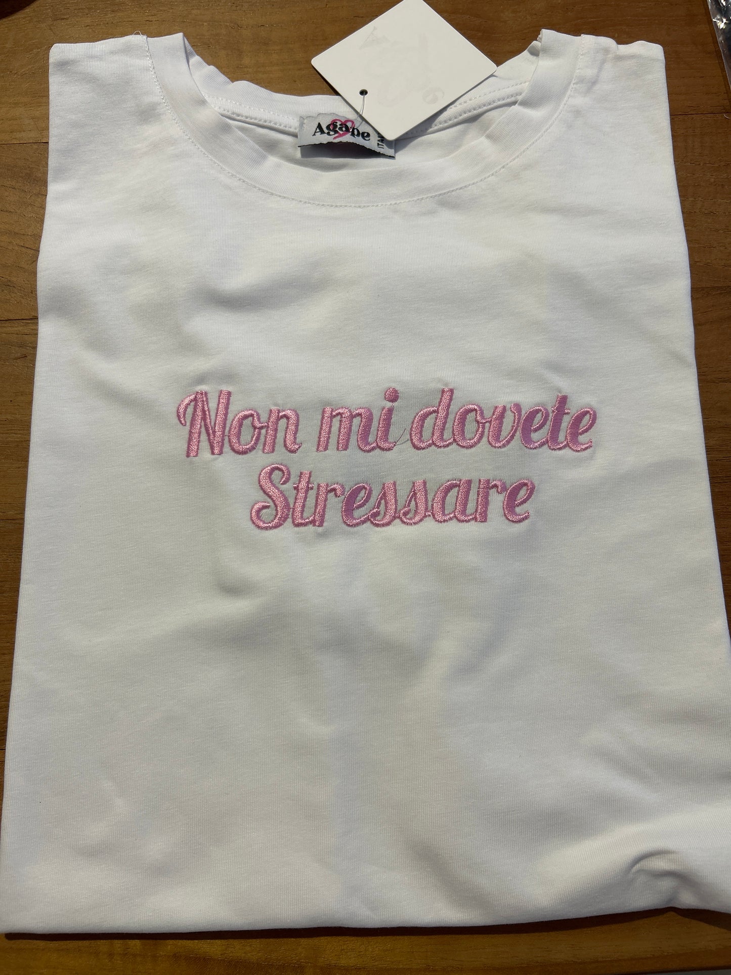 T-shirt Non mi dovete stressare