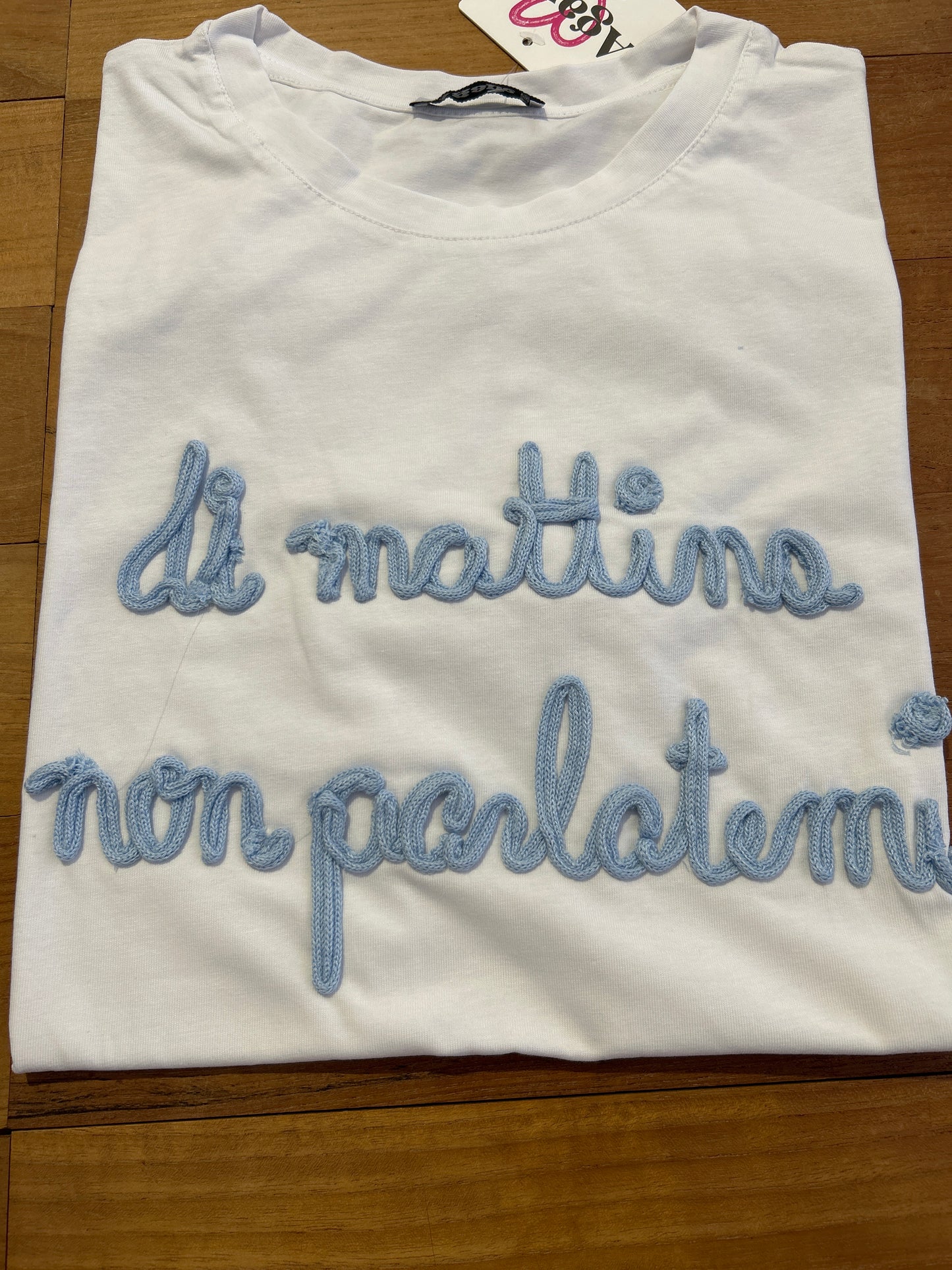 T-shirt “di mattina non parlatemi”
