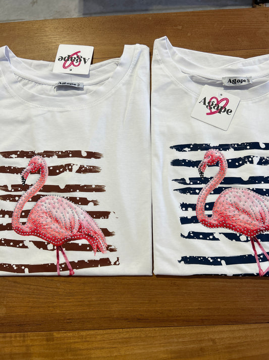 T-shirt Fenicottero