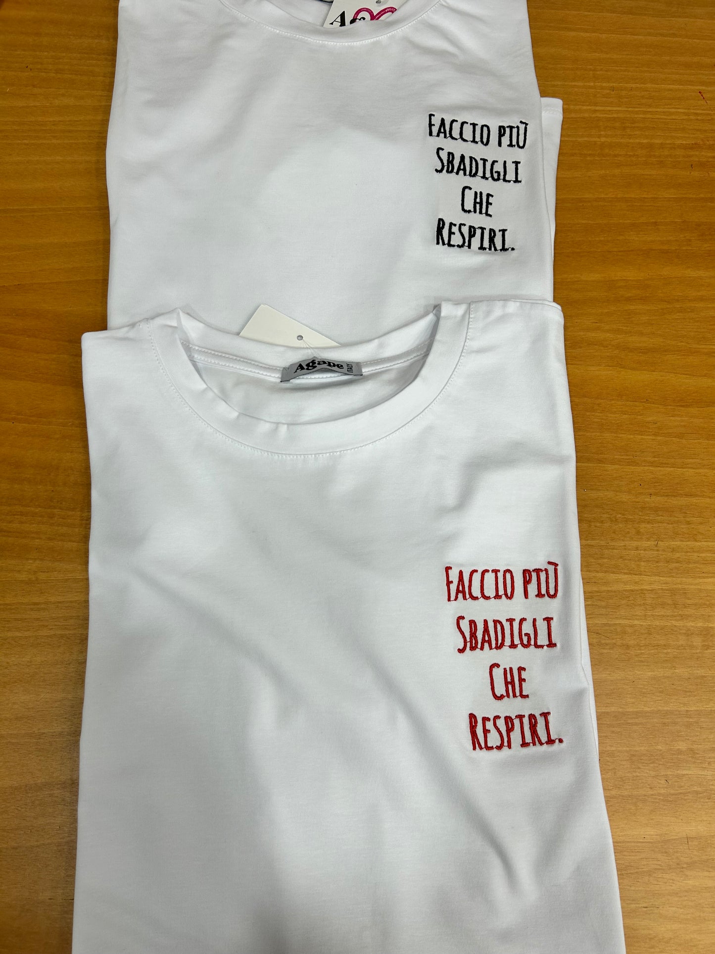T-shirt Faccio più sbadigli che respiri