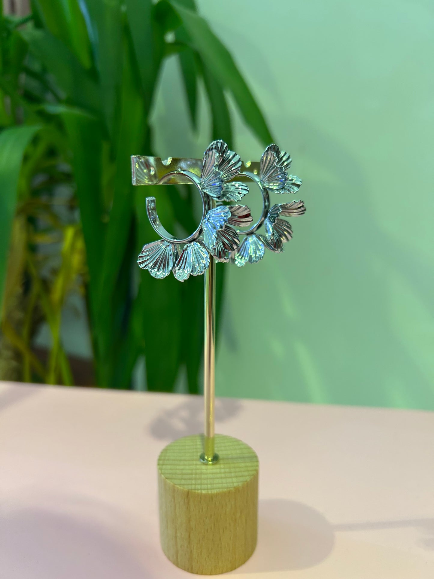 Orecchini metallic Flowers