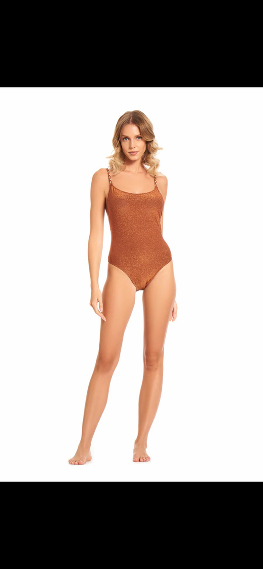 Bikini intero bronzo