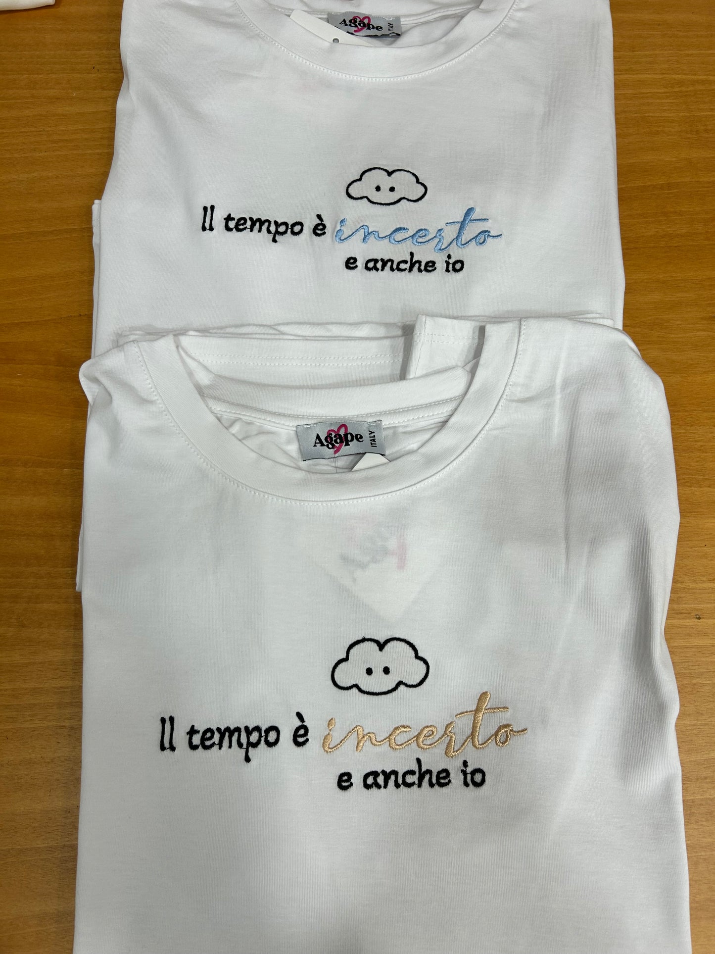 T-shirt Il tempo è incerto
