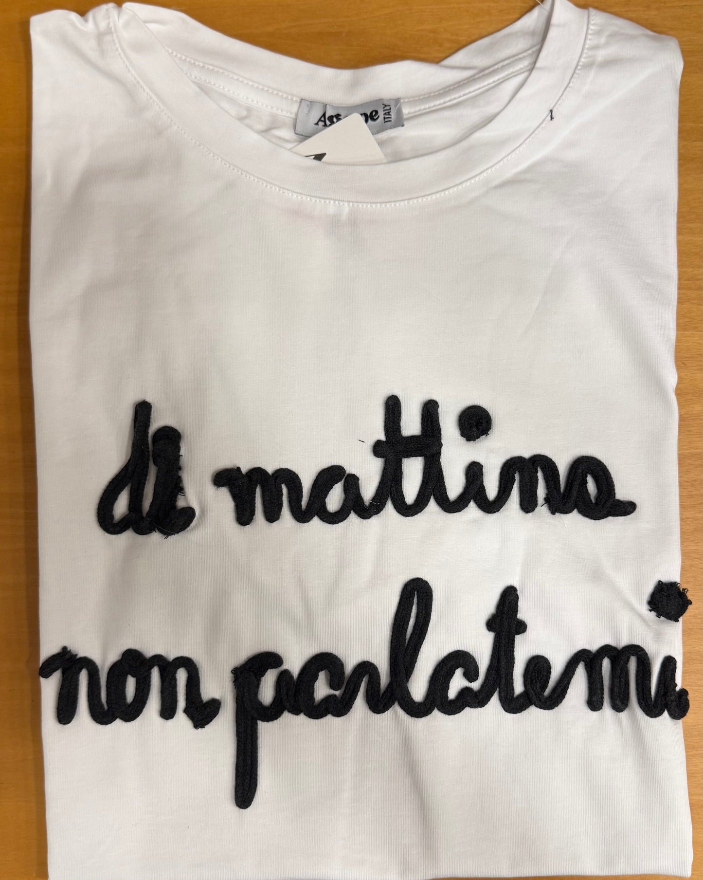 T-shirt “di mattina non parlatemi”