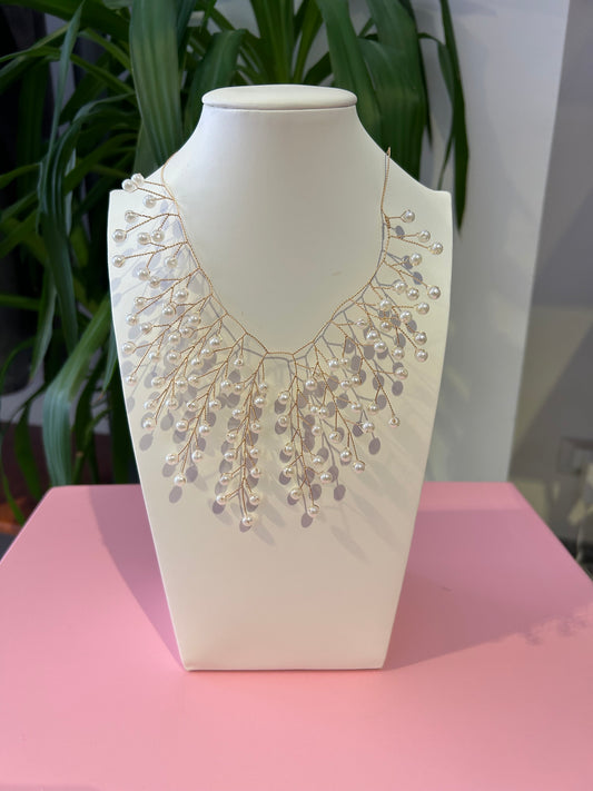 Collana rami di perle