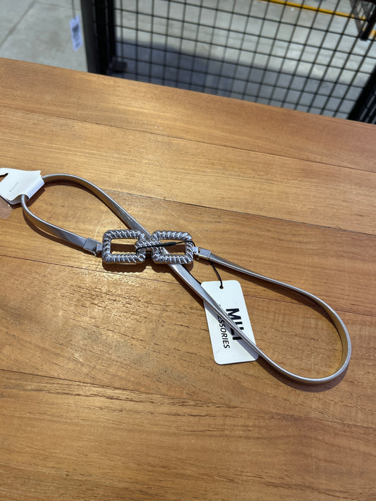 Cinta elastica metallizzata con fibbia
