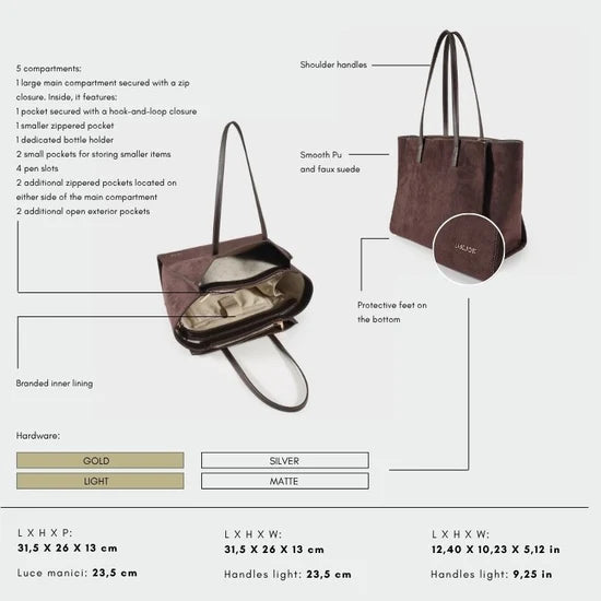 Borsa a spalla MELISSA BIG SIMILSUEDE