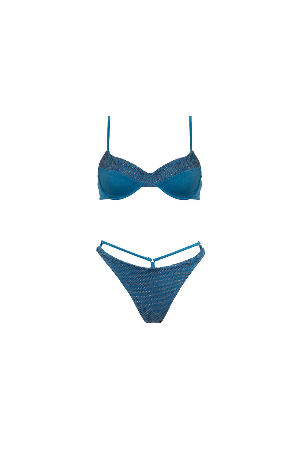 Bikini corpetto micro rete