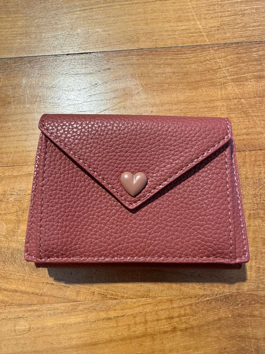 Portafoglio in similpelle HEART WALLET - cuoio