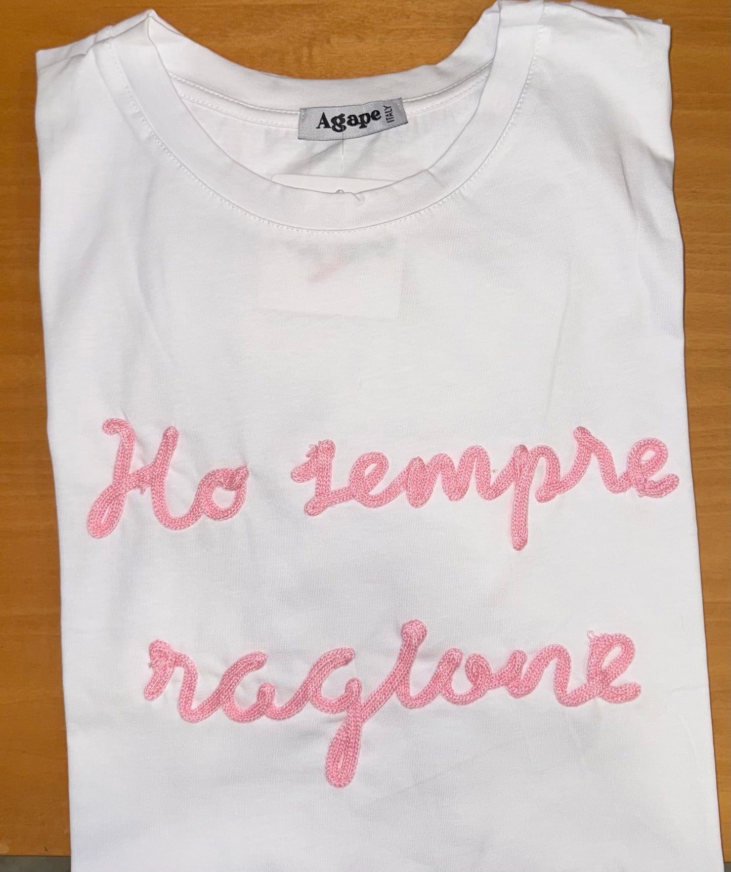 T-shirt “ho sempre ragione”