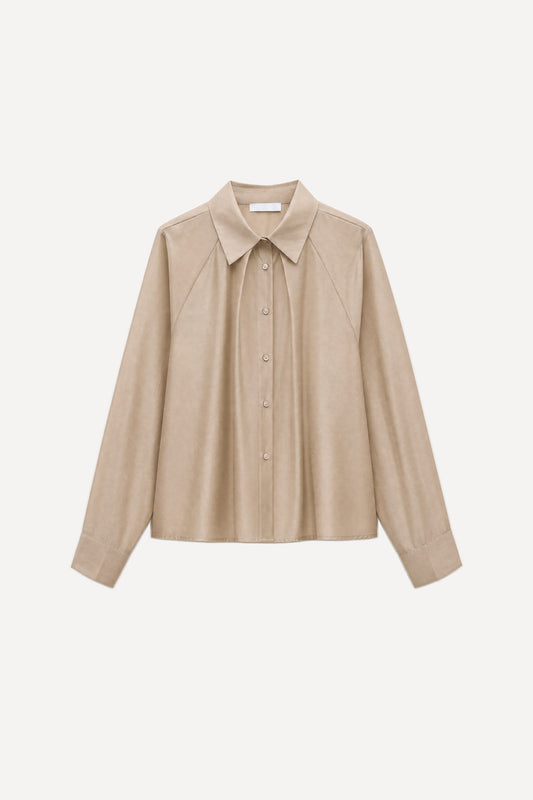 Camicia semitrasparente Lumina