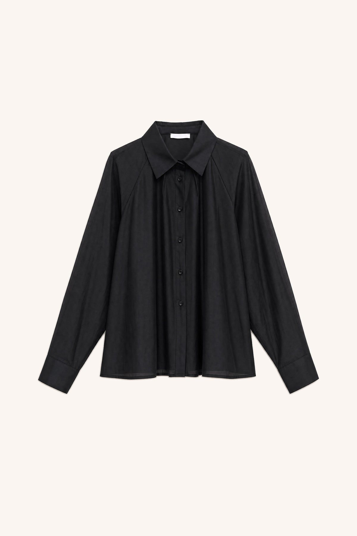 Camicia semitrasparente Lumina