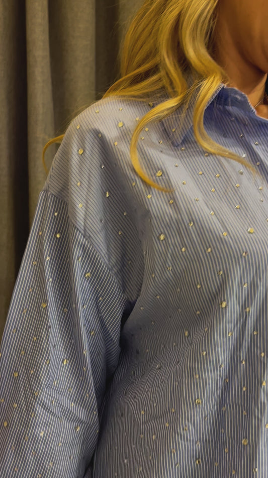 Camicia righe e strass